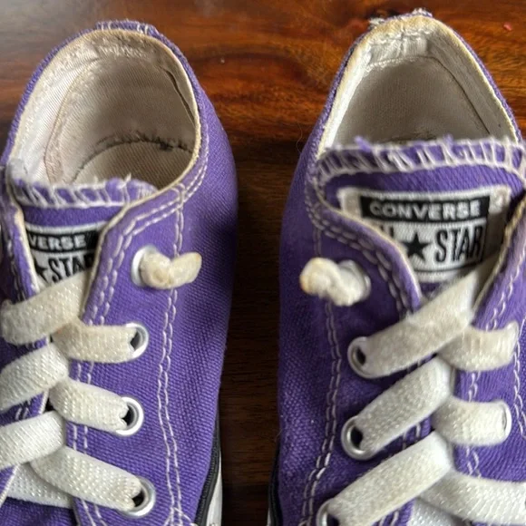 Converse Kids Purple Sneakers - Picture 2 of 5